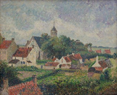 The Village of Knocke by Camille Jacob Pissarro